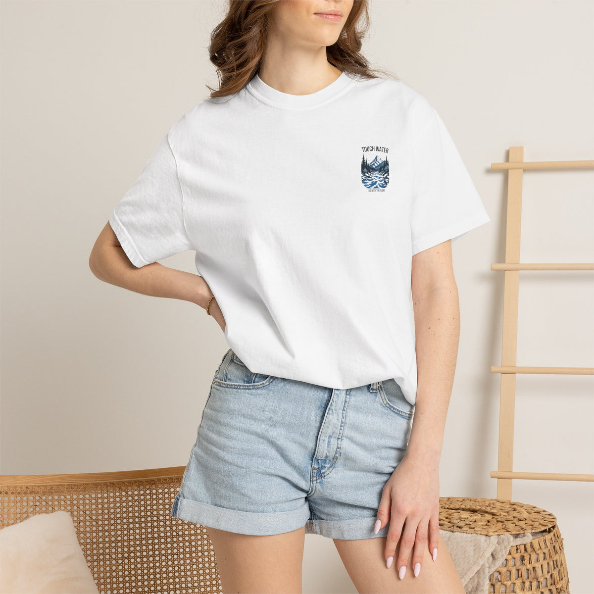 Touch Water T-Shirt — "Go With The Flow"