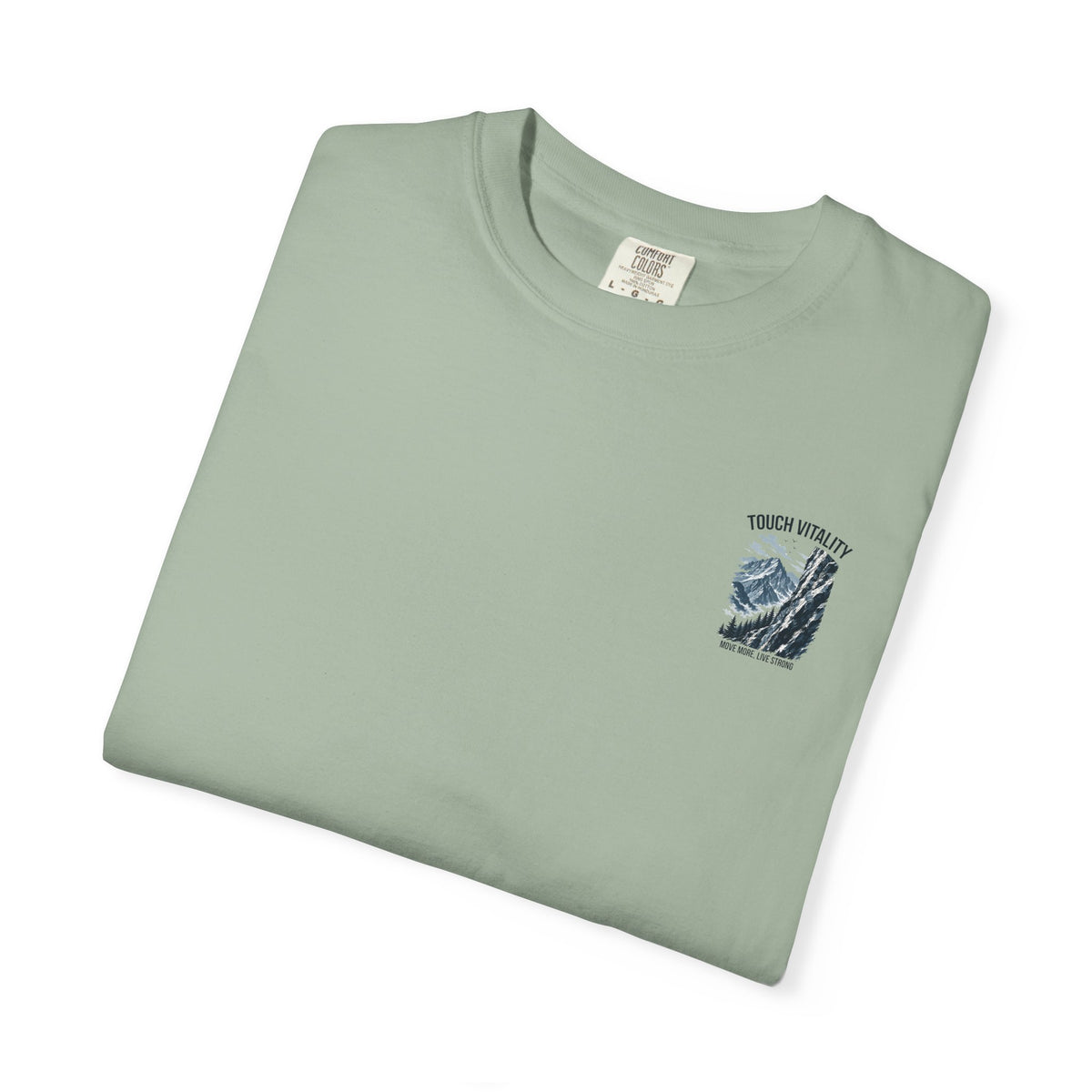 Touch Vitality T-Shirt — "Touch Vitality: Move More, Live Strong"
