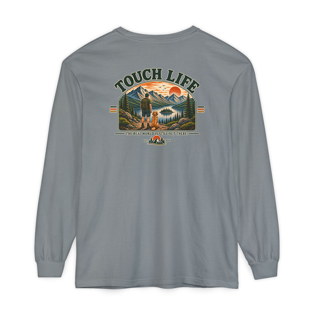 Touch Life Long Sleeve T-Shirt — Outdoor Adventure Graphic