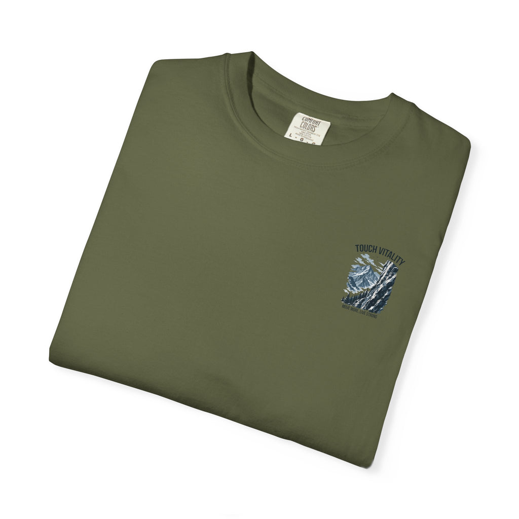 Touch Vitality T-Shirt — "Touch Vitality: Move More, Live Strong"