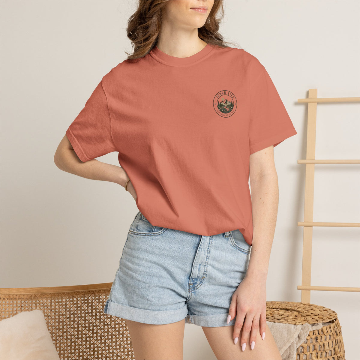 Touch Life T-Shirt — "Live Fully, Be Present"