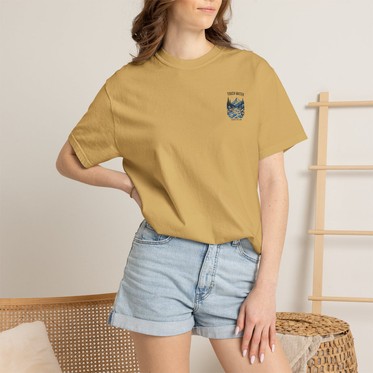 Touch Water T-Shirt — "Go With The Flow"