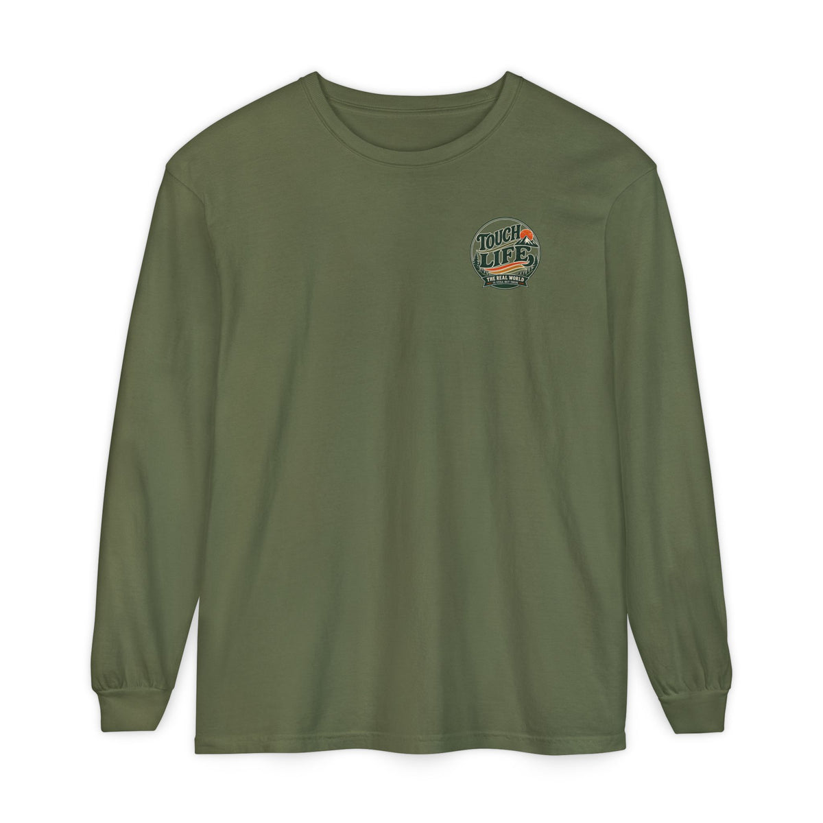 Touch Life Long Sleeve T-Shirt — Outdoor Adventure Graphic