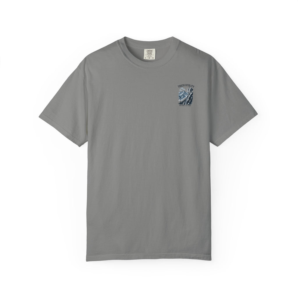 Touch Vitality T-Shirt — "Touch Vitality: Move More, Live Strong"