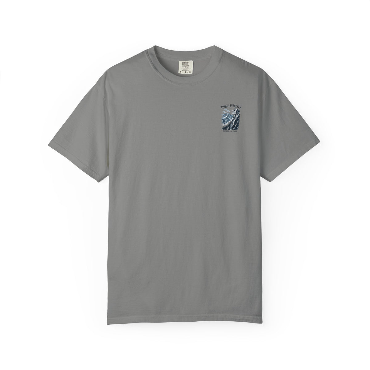 Touch Vitality T-Shirt — "Touch Vitality: Move More, Live Strong"