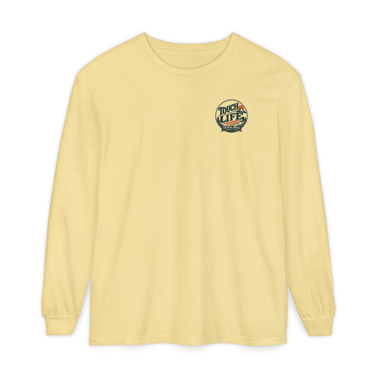 Touch Life Long Sleeve T-Shirt — Outdoor Adventure Graphic