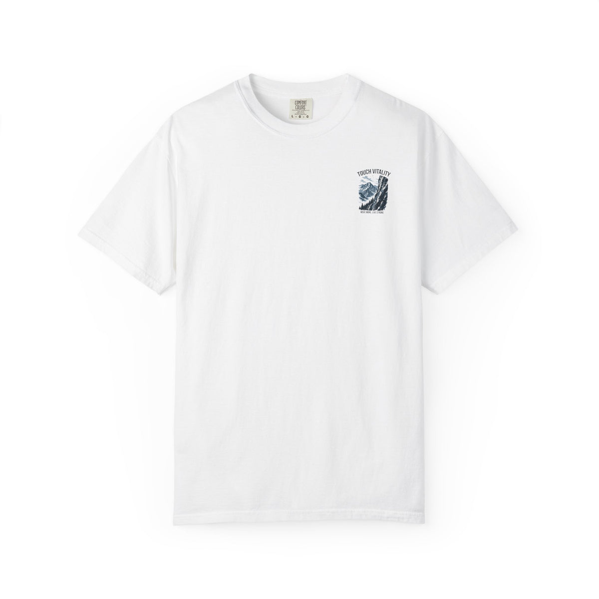 Touch Vitality T-Shirt — "Touch Vitality: Move More, Live Strong"