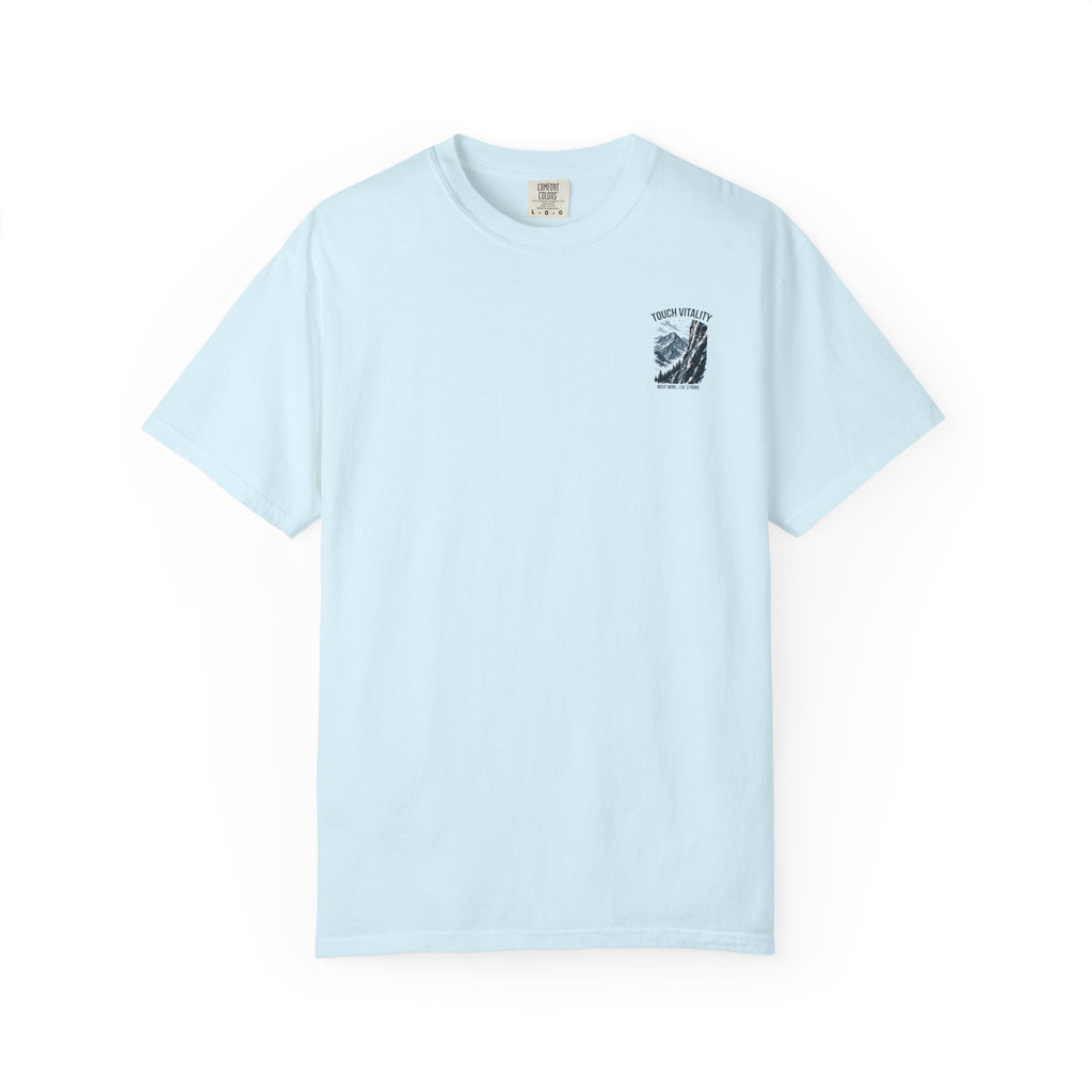 Touch Vitality T-Shirt — "Touch Vitality: Move More, Live Strong"