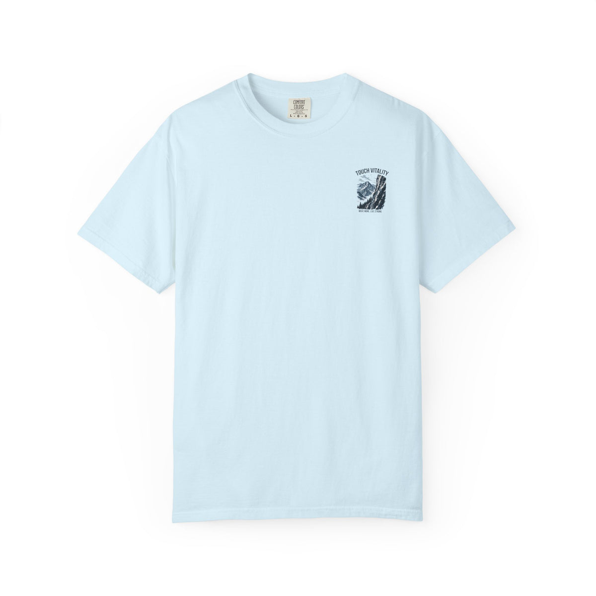 Touch Vitality T-Shirt — "Touch Vitality: Move More, Live Strong"