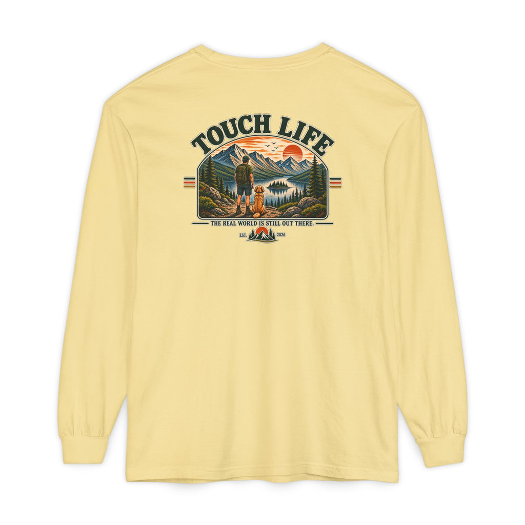Touch Life Long Sleeve T-Shirt — Outdoor Adventure Graphic