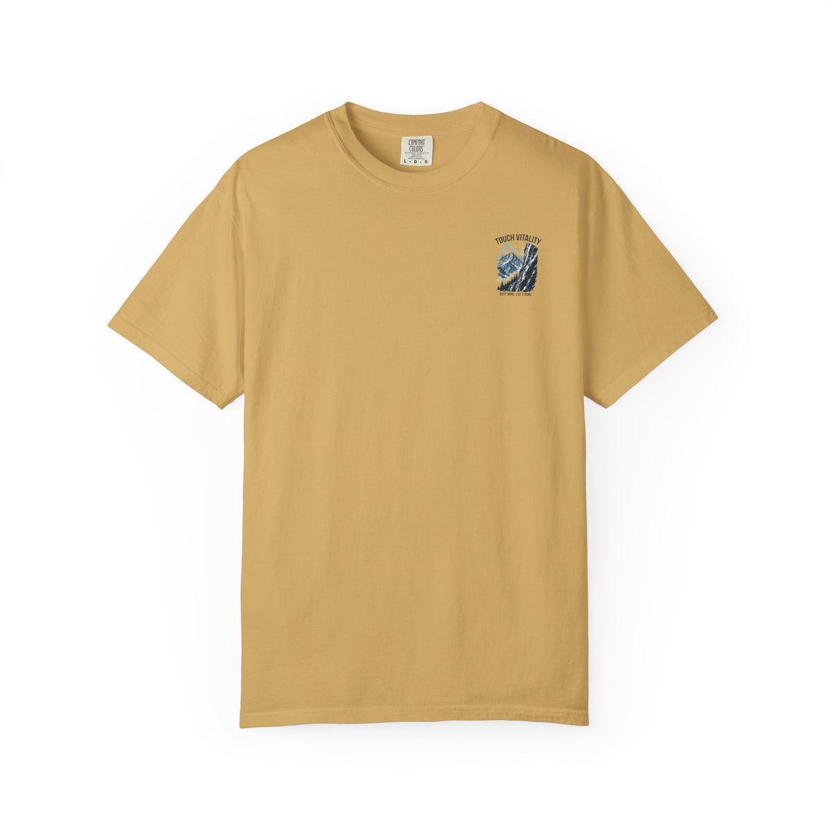 Touch Vitality T-Shirt — "Touch Vitality: Move More, Live Strong"