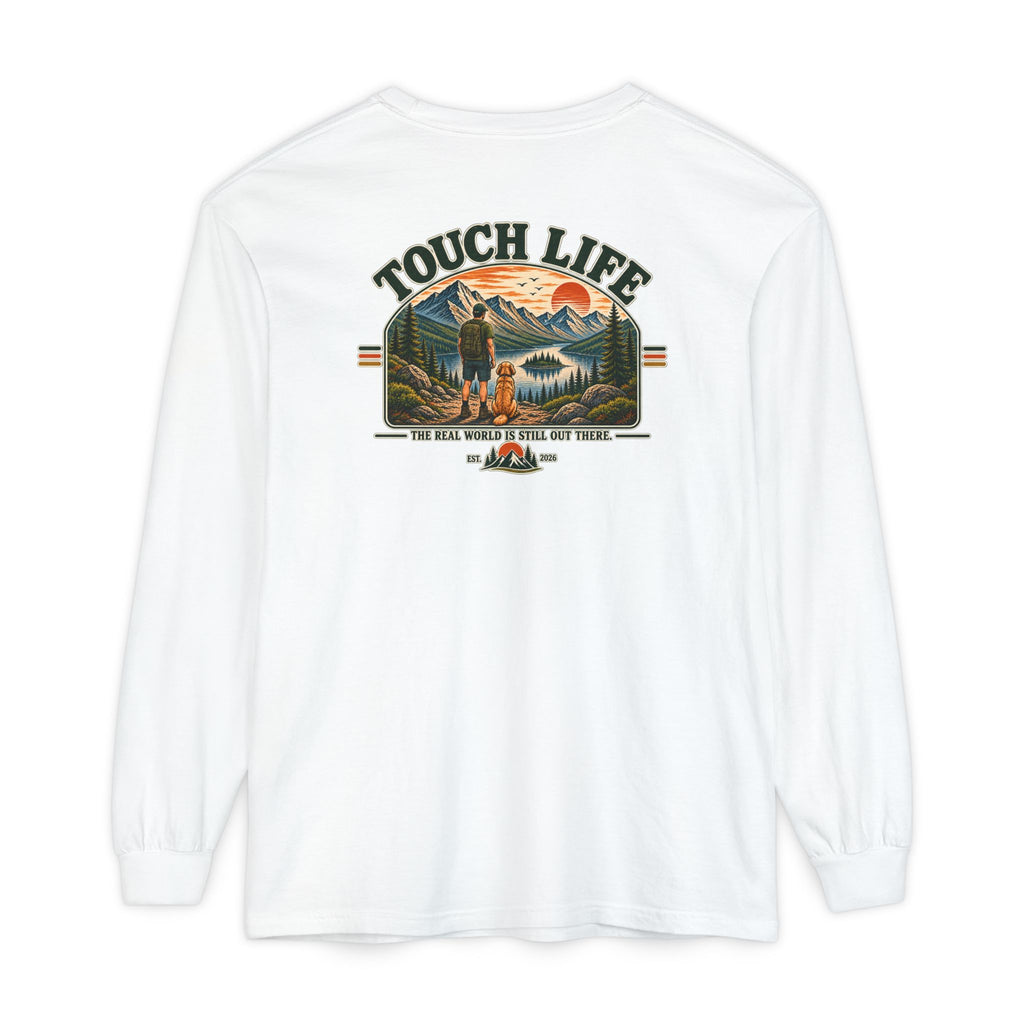 Touch Life Long Sleeve T-Shirt — Outdoor Adventure Graphic