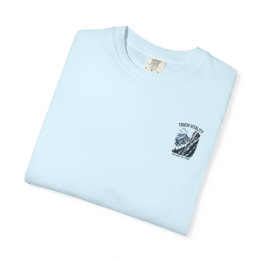 Touch Vitality T-Shirt — "Touch Vitality: Move More, Live Strong"