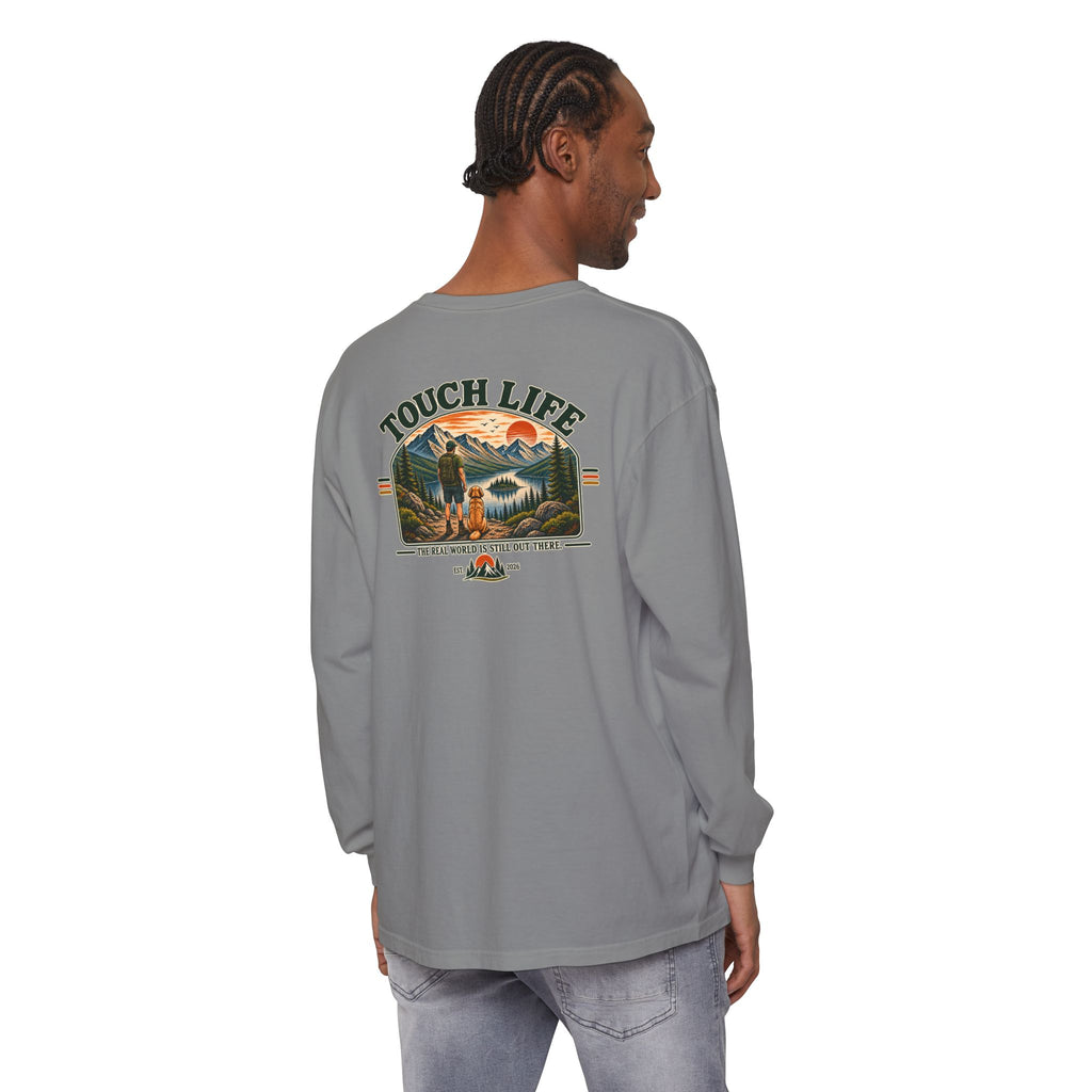 Touch Life Long Sleeve T-Shirt — Outdoor Adventure Graphic