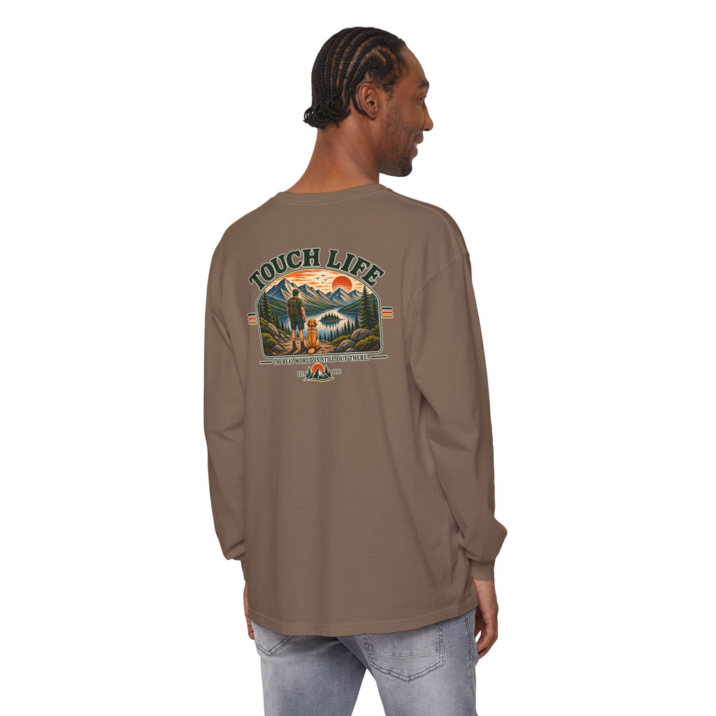 Touch Life Long Sleeve T-Shirt — Outdoor Adventure Graphic