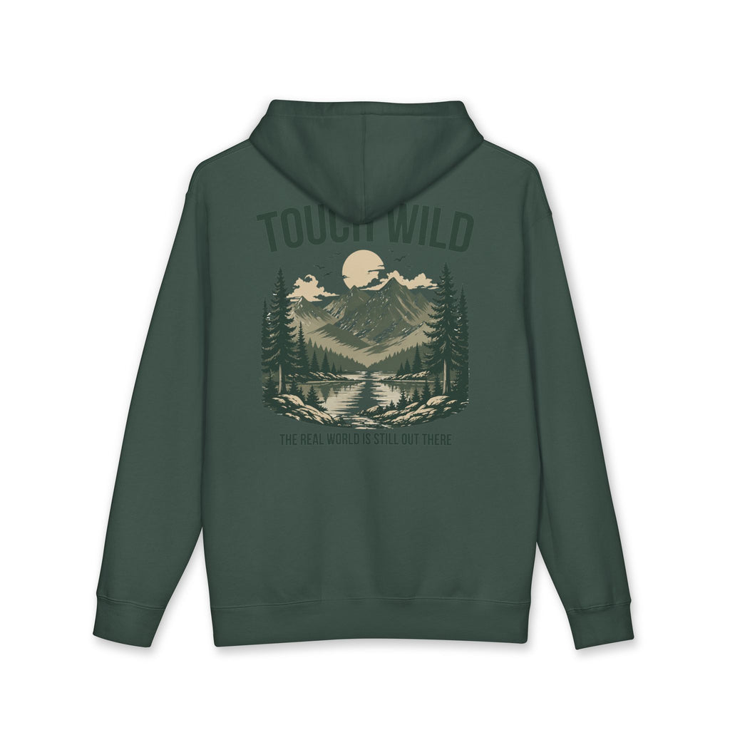 Hoodie - "Touch Wild" Mountain Adventure Pullover
