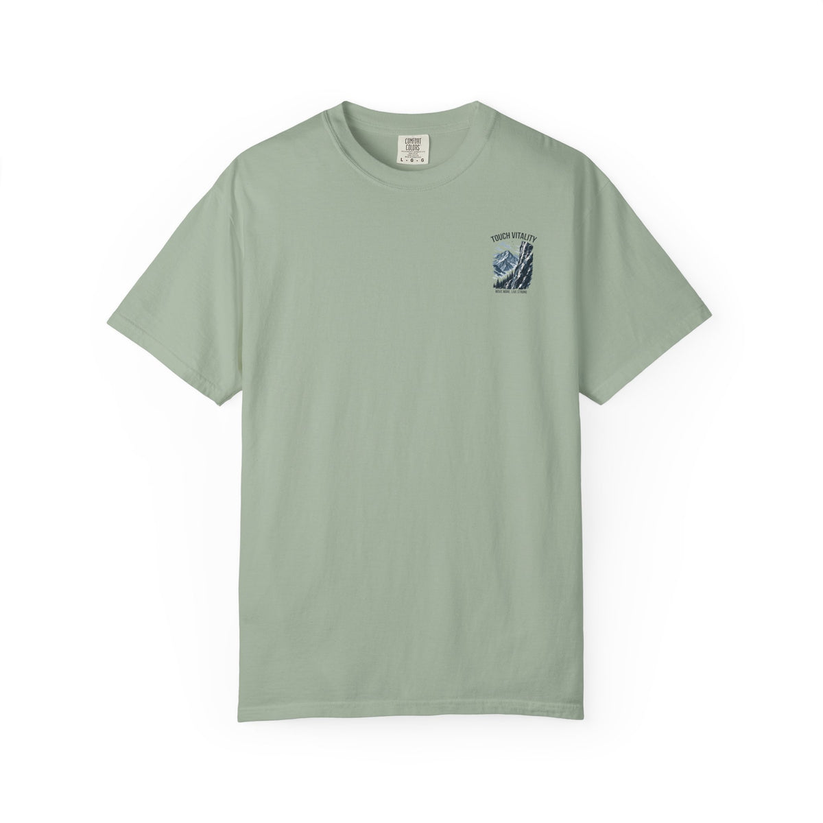 Touch Vitality T-Shirt — "Touch Vitality: Move More, Live Strong"