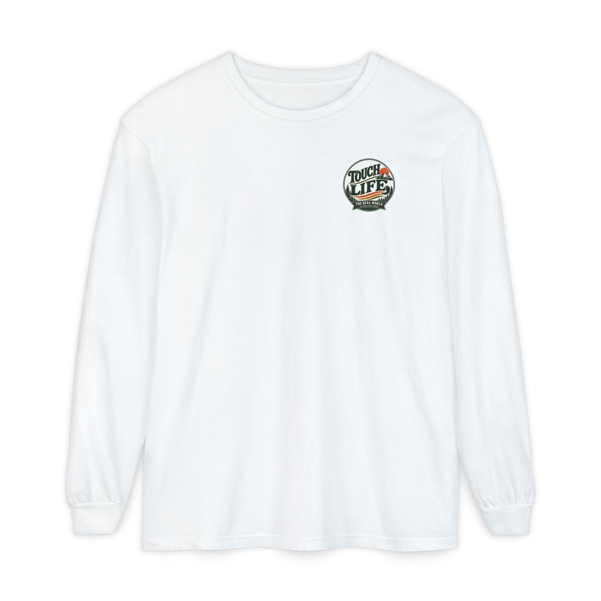 Touch Life Long Sleeve T-Shirt — Outdoor Adventure Graphic