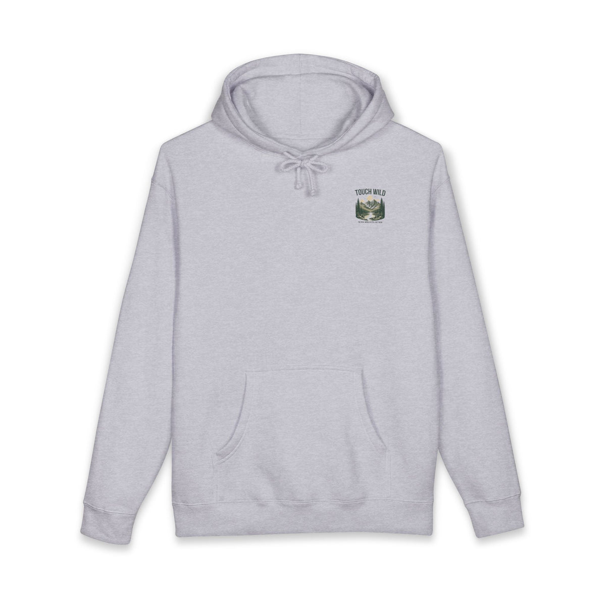 Hoodie - "Touch Wild" Mountain Adventure Pullover