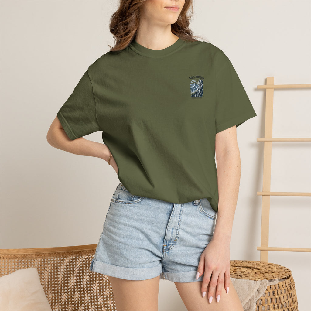 Touch Vitality T-Shirt — "Touch Vitality: Move More, Live Strong"