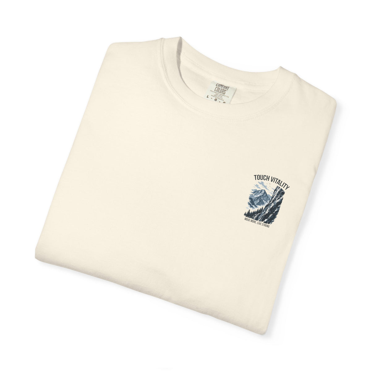 Touch Vitality T-Shirt — "Touch Vitality: Move More, Live Strong"