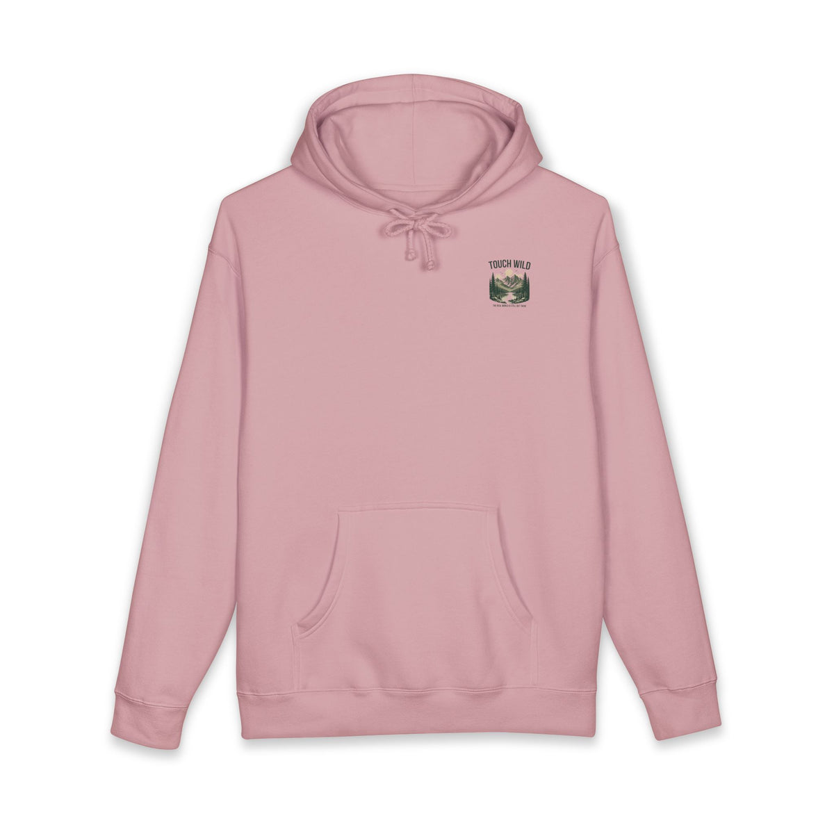 Hoodie - "Touch Wild" Mountain Adventure Pullover