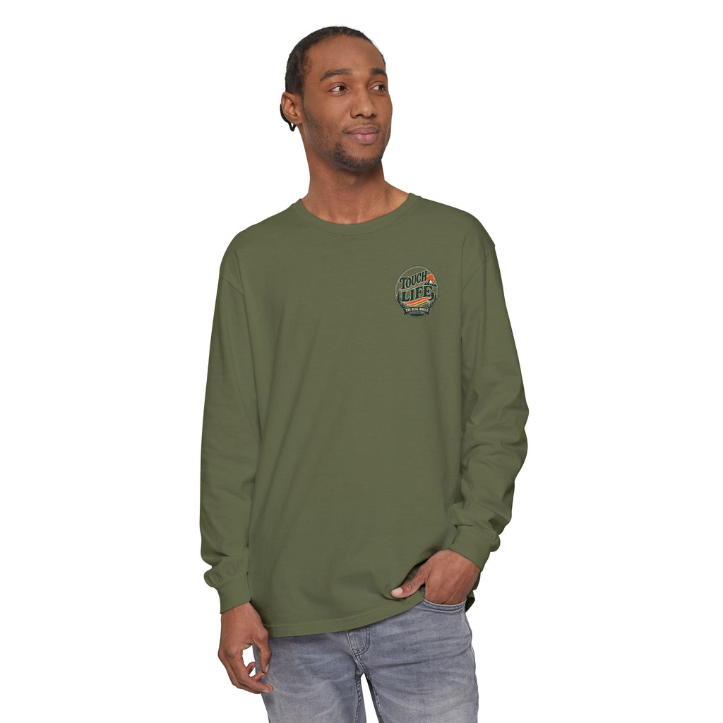 Touch Life Long Sleeve T-Shirt — Outdoor Adventure Graphic