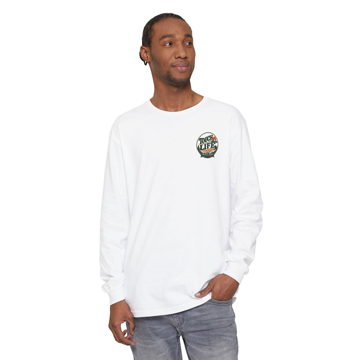 Touch Life Long Sleeve T-Shirt — Outdoor Adventure Graphic