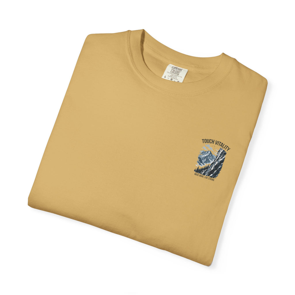 Touch Vitality T-Shirt — "Touch Vitality: Move More, Live Strong"