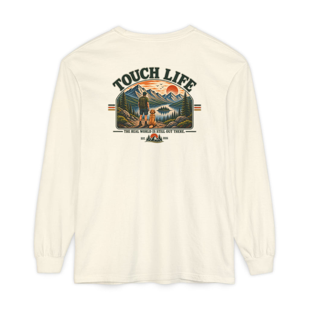 Touch Life Long Sleeve T-Shirt — Outdoor Adventure Graphic