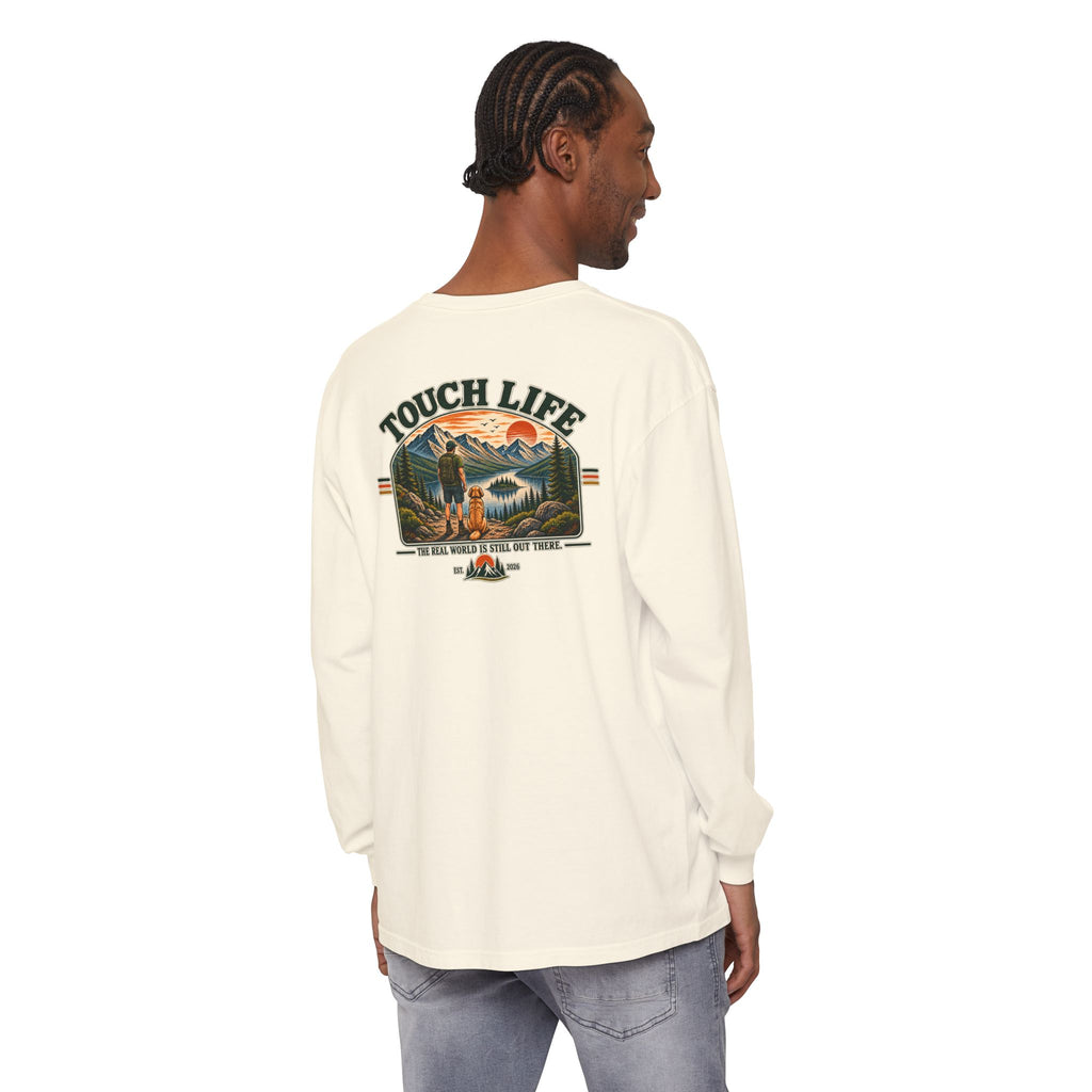 Touch Life Long Sleeve T-Shirt — Outdoor Adventure Graphic