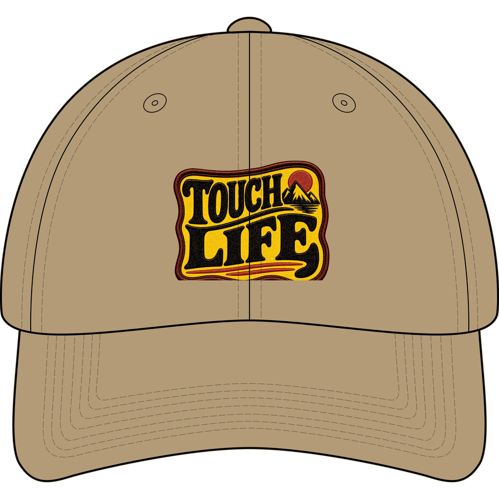 Touch Life Embroidered Cap – Retro Sunset Logo