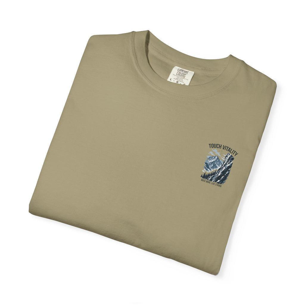 Touch Vitality T-Shirt — "Touch Vitality: Move More, Live Strong"