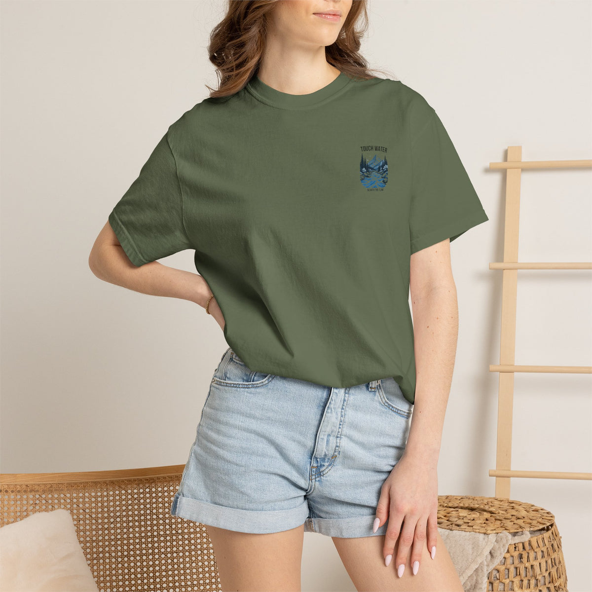 Touch Water T-Shirt — "Go With The Flow"