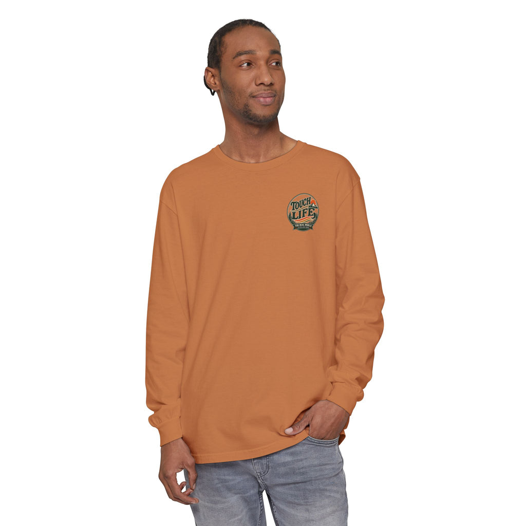 Touch Life Long Sleeve T-Shirt — Outdoor Adventure Graphic