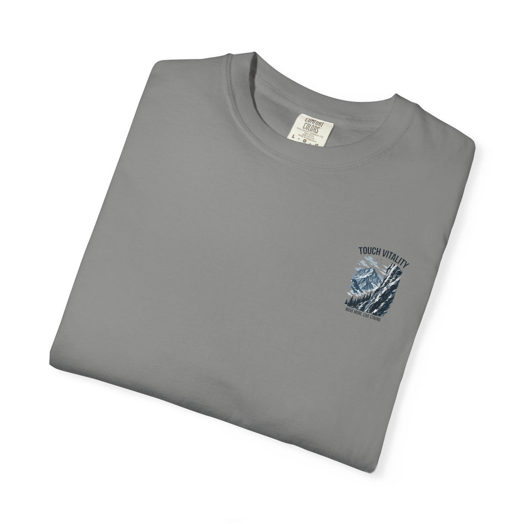 Touch Vitality T-Shirt — "Touch Vitality: Move More, Live Strong"