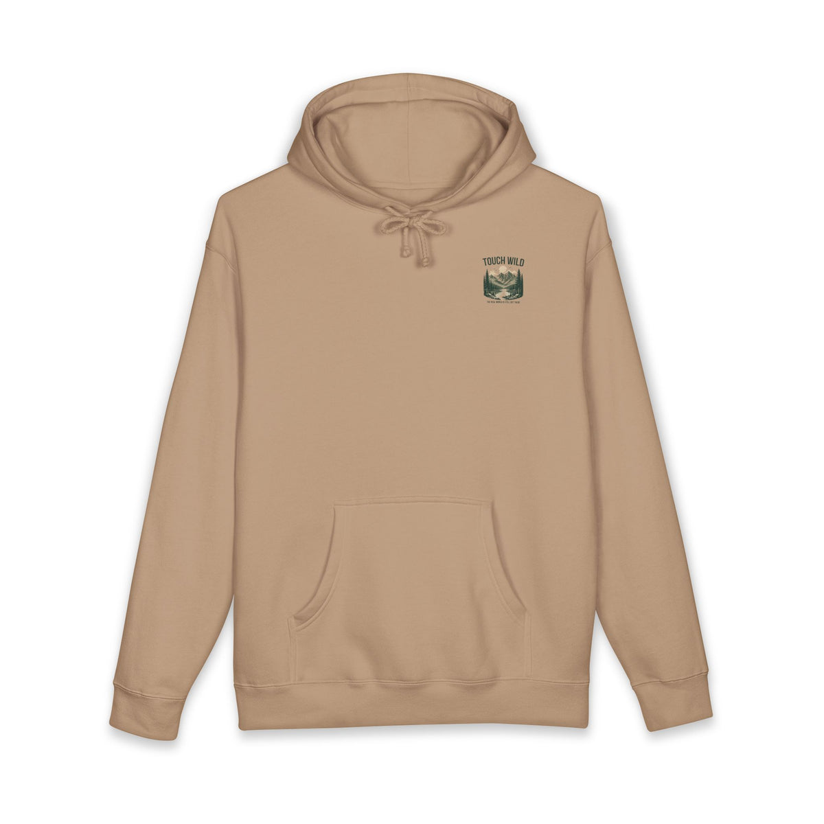 Hoodie - "Touch Wild" Mountain Adventure Pullover