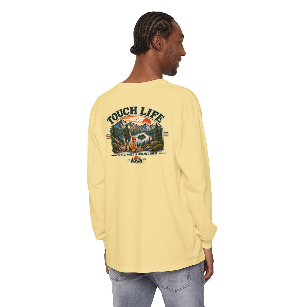 Touch Life Long Sleeve T-Shirt — Outdoor Adventure Graphic