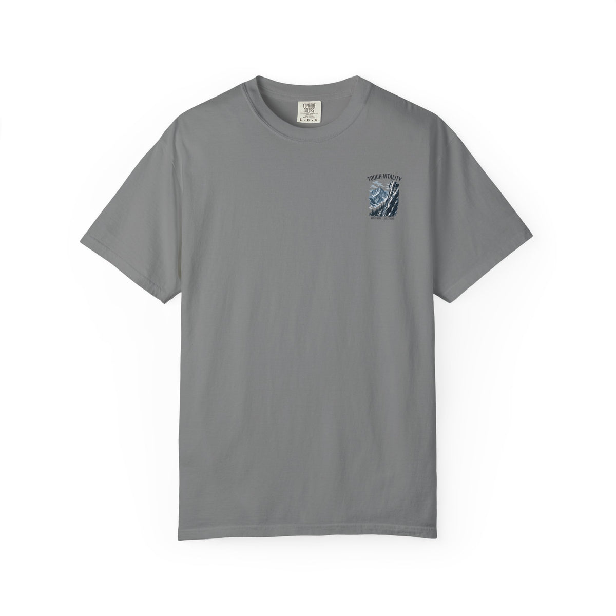 Touch Vitality T-Shirt — "Touch Vitality: Move More, Live Strong"